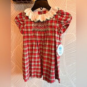 Red Plaid Flannel Christmas Dress